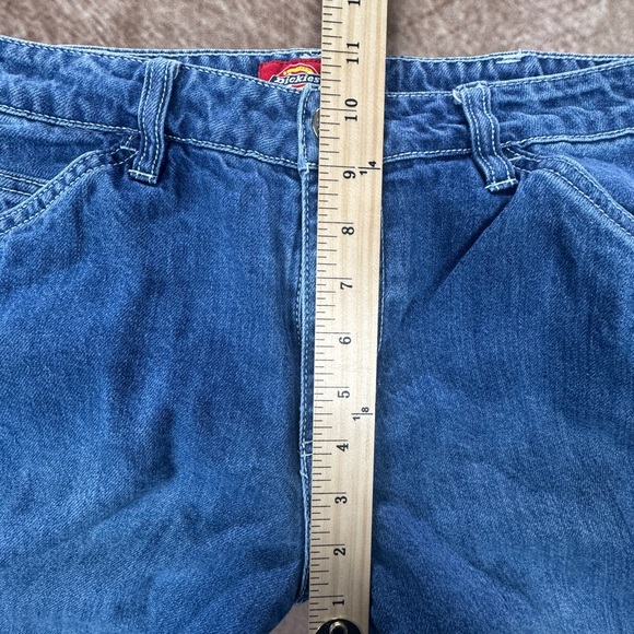 Dickies women’s Classic denim Blue Jeans carpenter pants 5/27 - Picture 9 of 12
